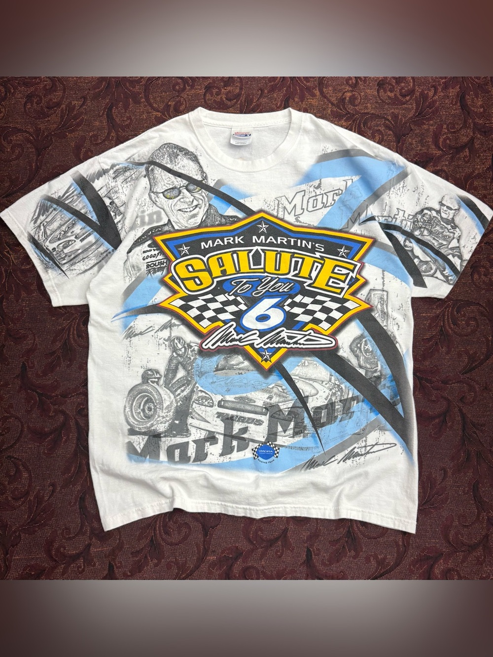 VTG Mark Martin racing NASCAR AOP Tee